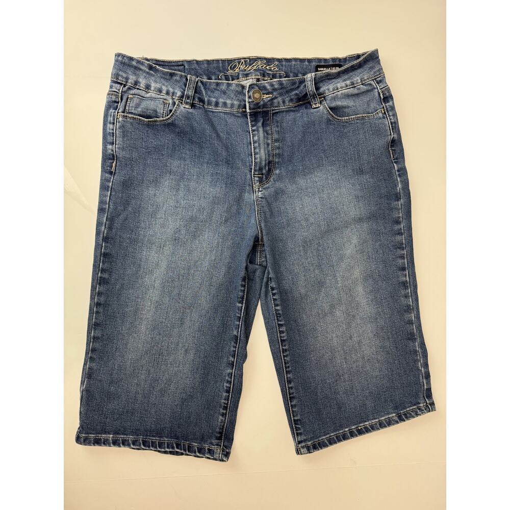 Buffalo David Bitton Jorts Jean Shorts Samuella Mid-Rise Bermuda Women's 10 / 30